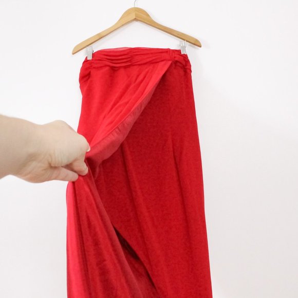 *Alan Cherry Toronto Red Strapless Dress - Picture 4 of 8